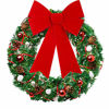 Picture of ANECO 6 Pieces Christmas Bows Holiday Christmas Wreaths Bows Christmas Decoration Bows for Christmas Party Decoration