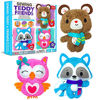 Picture of KraFun Sewing Kit for Kids Age 7 8 9 10 11 12 Beginner My First Art & Craft, Includes 3 Stuffed Animal Dolls, Instruction & Plush Felt Materials for Learn to Sew, Embroidery Skills - Teddy & Friends