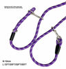 Picture of Codepets Long Rope Dog Leash for Dog Training 12FT 20FT 30FT 50FT, Reflective Threads Dog Leashes Tie-Out Check Cord Recall Training Agility Lead for Large Medium Small Dogs (10mm50ft, Purple)