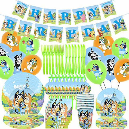 Unique Bluey Birthday Party Supplies | Bluey Party Supplies | Bluey  Birthday Decorations | Bluey Party Decorations | With Bluey Balloons,  Banner