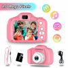 Picture of Toys for 3-6 Year Old Girls Kids Camera HD 1080P Digital Camera for Children Travel Recorder Toys with Siliceous Material Small Size Birthday Gifts for Kids Pink