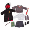 Picture of Deluxe Harry Potter Hermione Granger Inspired Costume Doll Clothes for American Girl & 18" Dolls - 9pc Hogwarts like School Uniform Includes Book, Wand, Robe, Shirt, Skirt, Sweater, Tie, Socks & Shoes