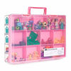 Picture of Bins & Things Toy Storage Organizer and Display Case Compatible with LOL Dolls, Shopkins, Calico Critters and LPS Figures - Portable Adjustable Box w/Carrying Handle