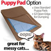 Picture of Large Cat Litter Trapper Mat With Exclusive Urine/Waterproof Layer. Larger Holes with Urine Puppy Pad Option for Messy Cats. Soft on Paws and Light. By iPrimio. (Brown Color)