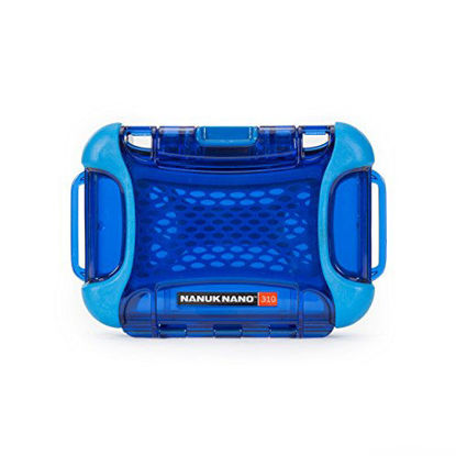 Picture of Nanuk 310-0008 Nano Series Waterproof Small Hard Case for Phones, Cameras and Electronics (Blue)