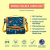 Picture of Wildkin Two Compartment Insulated Lunch Bag for Boys & Girls, Measures 9 x 8 x 6 Inches Lunch Box Bag for Kids, Ideal for Packing Hot or Cold Snacks for School & Travel, BPA-Free (Jurassic Dinosaurs)