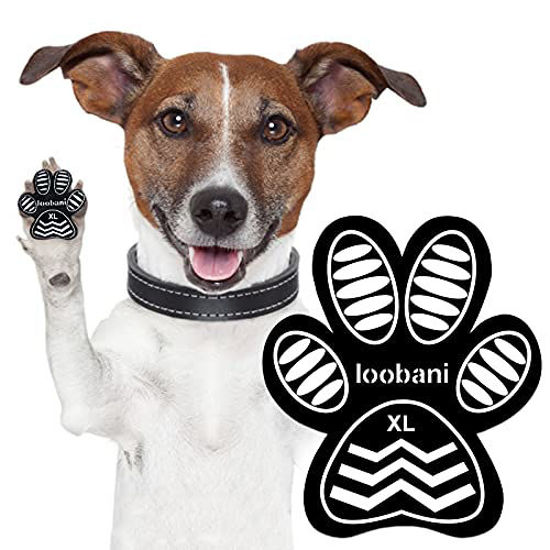 Picture of LOOBANI Dog Traction Pad Paw Protector PadGrips for Slippery Floors, Friction Anti-Slip Pads for Grip on Slick Surfaces, Walk Assistant for Your Senior Dogs(12 Sets 48 Pads-XL)