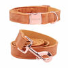 Picture of ARING PET Dog Collar and Leash, Velvet Dog Collar and Leash Set, Soft & Comfy, Adjustable Collars for Dogs