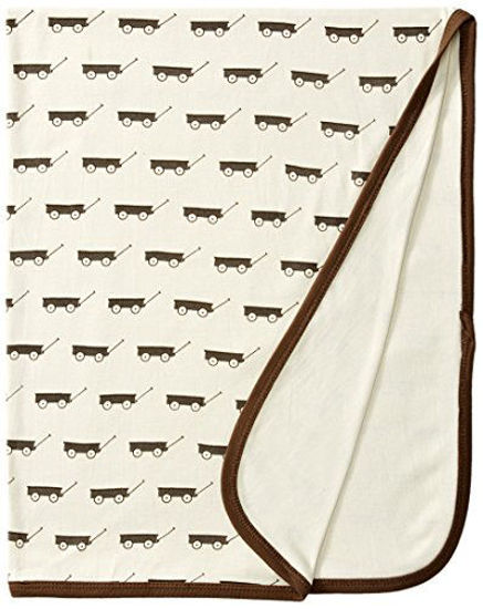 Picture of L'ovedbaby Unisex-Baby Newborn Organic Swaddling Blanket, Gray Wagon, one size