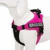 Picture of Chai's Choice - Premium Service Dog Vest - Service Dog Harness with Reflective Service Dog Patches and Sturdy Handle Dogs, Matching Padded Leash Available, X-Small, Fuchsia