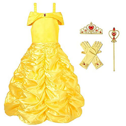 Picture of Belle Dress, Princess Costume Layered Dresses for Girl