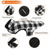 Picture of AOFITEE Reversible Dog Cold Weather Coat, Waterproof British Style Plaid Winter Pet Jacket, Warm Cotton Lined Vest Windproof Collar Outdoor Apparel for Small Medium and Large Dogs