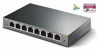 Picture of TP-Link 8-Port Gigabit Ethernet Easy Smart Switch | Unmanaged Pro | Plug and Play | Desktop | Sturdy Metal w/Shielded Ports | Limited Lifetime Replacement (TL-SG108E) (Renewed)