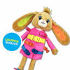 Picture of June Garden 16" Dressy Friends Bunnie - Educational Stuffed Plush Doll for Kids and Toddlers 2 Years and Up - Montessori Soft Toy Doll