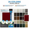 Picture of Pelle Patch - Leather & Vinyl Adhesive Repair Patch - 25 Colors Available - Original 11x16 - Red