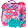 Picture of Bentology Lunch Box Set for Kids - Girls Insulated Lunchbox Tote, Water Bottle, and Ice Pack - 3 Pieces - Mermaid