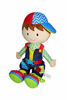 Picture of June Garden 15.5" Dressy Friends Lucas - Educational Stuffed Plush Doll for Kids and Toddlers 2 Years and Up - Montessori Buckle Soft Toy