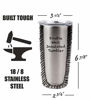 Picture of Boston Terrier SERENGETI 16 Oz. Stainless Steel, Vacuum Insulated Tumbler with Spill Proof Lid - 3D Print - Insulated Travel mug for Hot or Cold Drinks (Boston Terrier Tumbler)