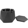 Picture of FREELOVE Concrete Ashtray with Lid & Steel Liner, Ashtrays for Cigarettes, Ash Tray Weed Car Outdoor Patio Home Cool Men Rolling (Dark Grey B)