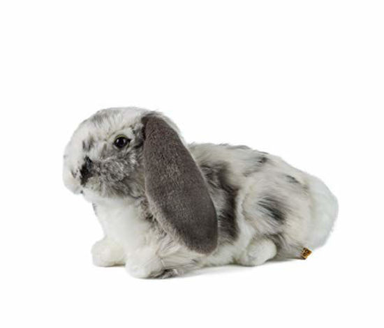 Picture of Living Nature Grey Dutch Lop Ear Stuffed Soft Animal Toy