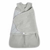 Picture of HALO Micro Fleece Sleepsack Swaddle, 3-Way Adjustable Wearable Blanket, TOG 3.0, Grey, Newborn, 0-3 Months