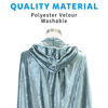 Picture of Everfan Silver Hooded Cape | Cloak with Hood for Halloween, Cosplay, Costume, Dress Up