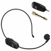 Picture of Wireless Microphone Headset, OUSL UHF Headset Wireless Microphone System Transmitter Receiver Headset and Handheld 2 in 1 for Amplifier