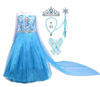 Picture of Lito Angels Little Girls Princess Dress Up Costumes Snow Queen Dress Halloween Christmas Long Detachable Train with Accessories Size 6