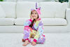 Picture of Unicorn Onesie Girls Boys Halloween Costumes Coloful Cloud Unicorn Animal Pajama For Christmas (6-8 Years)