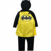 Picture of Warner Bros. Justice League Batman Little Boys Costume Coverall Hood Cape 6