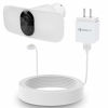 Picture of HOLACA 30ft/9m Power Cable and Adapter for Arlo Pro 3 Floodlight Camera,Weatherproof Outdoor or Indoor Magnetic Cable Continuously Charging Your Arlo Camera - White