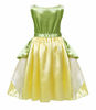 Picture of Cotrio Green Fairy Tale Fancy Dresses Girls Birthday Party Princess Frog Dress Toddler Kids Halloween Costume Outfits with Accessories Role Play Clothes Size 6 (5-6 Years, Green)