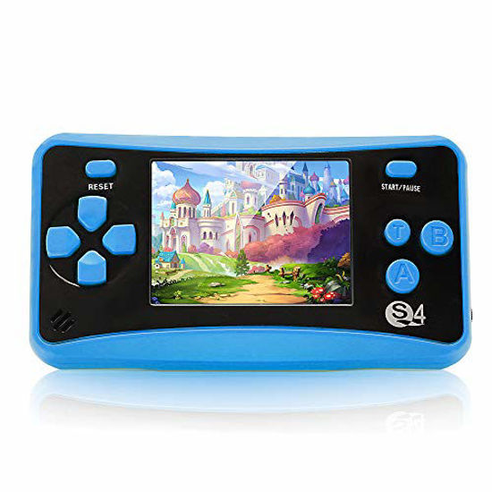 Picture of Handheld Game Console for Children, 8 Bit Retro 182 Classic Games Portable 2.5" LCD Screen Video Game Player Support for Connecting TV Retro Video Gaming System for Kids Boys Girls Ages 4-12