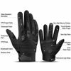 Picture of INBIKE MTB Mountain Bike Gloves Touchscreen with Thicken EVA Padded & TPR Knuckle Protection for BMX MX ATV Motorcycle