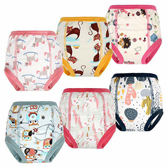 GetUSCart MooMoo Baby Potty Training Pants 8 Packs Absorbent Toddler  Training Underwear for Boys 3T