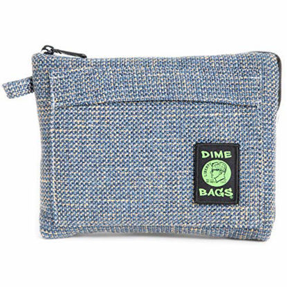 Picture of Dime Bags Padded Pouch with Soft Padded Interior | Protective Hemp Pouch for Glass with Interior Smell Proof Pocket (Sky, 10-Inch)