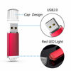 Picture of RAOYI 10PCS 2G USB Flash Drive USB 2.0 Memory Stick Memory Drive Pen Drive Red(Ship from USA)