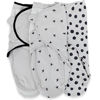 Picture of Adjustable Swaddle Blanket Infant Baby Wrap Set 3 Pack 0-3 Months by Ely's & Co. (Grey, 3-6 Months)