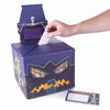 Picture of Halloween Costume Contest Ballot Box, 50 Voting Cards, & 3 Large Trophies with Customizable Labels - 8.6" x 4.5" Awards & 12 Stickers - Fun for Home, Work, & Bar - Party Supplies, Games, & Favors