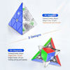 Picture of GAN Pyraminx 36 Magnets, Speed Magnetic Pyramid Puzzle Stickerless Triangle Cube with Extra GES(Explorer)