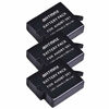 Picture of Batmax GoPro Hero 7/6/5 1600mah Replacement Batteries (3 Pack) + 3-Slots USB Charger with Tpye C Port for GoPro Hero 5 Hero 6 Hero 7 Black Gopro 2018 (Fully Compatible with Original)