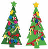 Picture of 4E's Novelty Christmas Tree Craft Kit for Kids Bulk (24 Pack) Foam Self Adhesive Shapes - Decorate Your Own Christmas Tree Bookmark, Fun Holiday DIY Project Party Activities, Party Favors