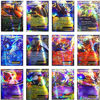 Picture of BBear 100 Poke Cards - No Duplication Ultra Rare TCG Style Card Holo EX Full Art : 20 GX + 20 Mega + 59 EX Arts +1 Energy (Blue)