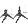 Picture of Neewer Foldable Iron Mini Desktop Microphone Tripod Stand, Adjustable Height 4.9 -7.5 inches/12.5 -19 centimeters for Lectures, Podcasts, Online Chat, Meeting, Screencasts and More (NW-050)