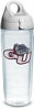 Picture of Tervis Gonzaga University Emblem Individual Water Bottle with Gray lid, 24 oz, Clear