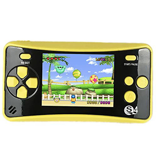 HigoKids Handheld Game Console for Kids Portable Retro Video Game Player Built in 182 Classic Games 2.5 inches LCD Screen Family Recreation Arcade