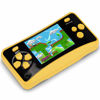 Picture of HigoKids Handheld Game Console for Kids Portable Retro Video Game Player Built-in 182 Classic Games 2.5 inches LCD Screen Family Recreation Arcade Gaming System Birthday Present for Children-Yellow