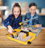 Picture of Kinetic Sand, Construction Site Folding Sandbox Playset with Vehicle and 2lbs, for Kids Aged 3 and up