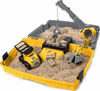 Picture of Kinetic Sand, Construction Site Folding Sandbox Playset with Vehicle and 2lbs, for Kids Aged 3 and up