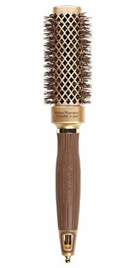 Picture of Olivia Garden NanoThermic Ceramic + Ion SQUARE Shaper Thermal Hair Brush NT-S30 (1 1/8")